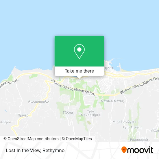 Lost In the View map