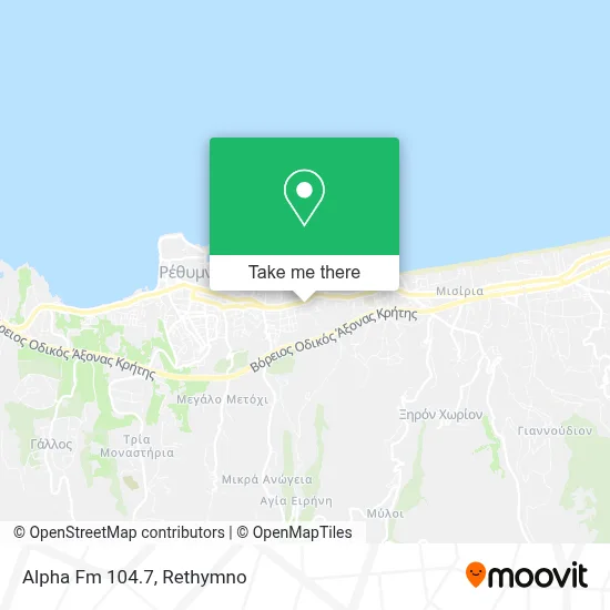 Alpha Fm 104.7 map