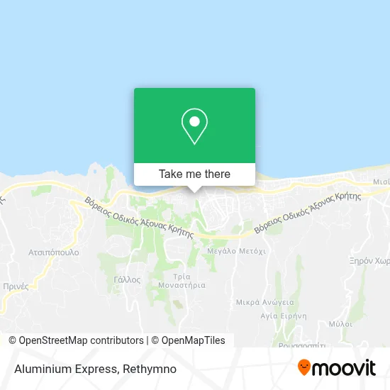 Aluminium Express map