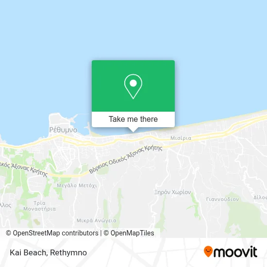 Kai Beach map