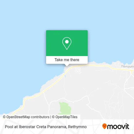 Pool at Iberostar Creta Panorama map