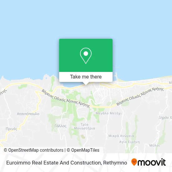 Euroimmo Real Estate And Construction map