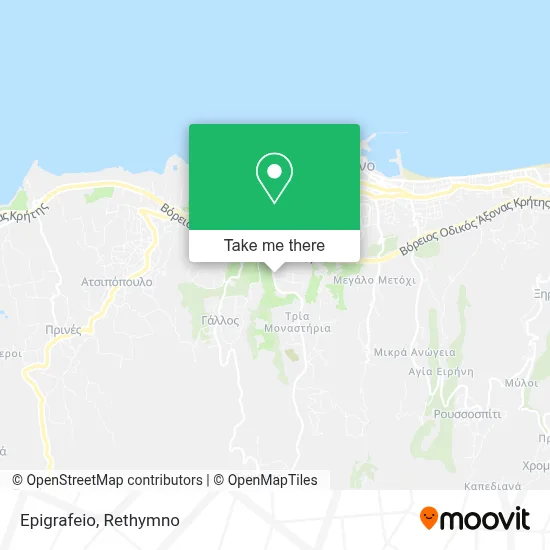 Epigrafeio map