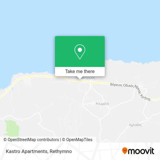 Kastro Apartments map