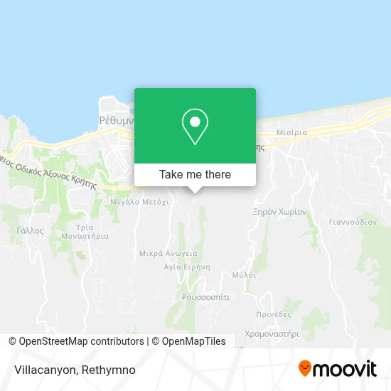 Villacanyon map