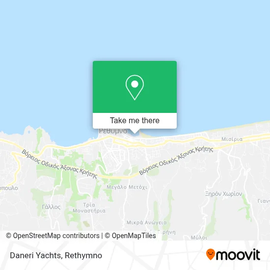 Daneri Yachts map