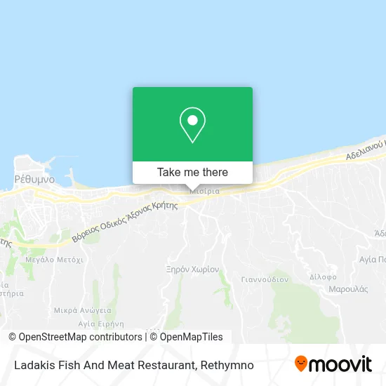 Ladakis Fish And Meat Restaurant map