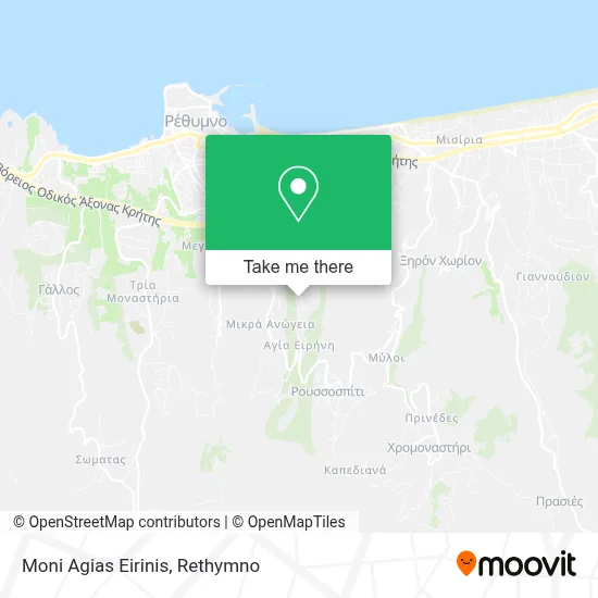 Moni Agias Eirinis map