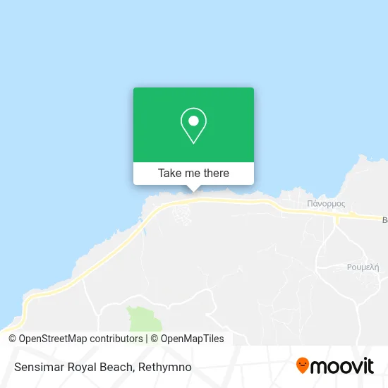 Sensimar Royal Beach map