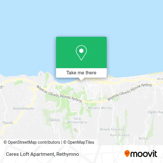 Ceres Loft Apartment map