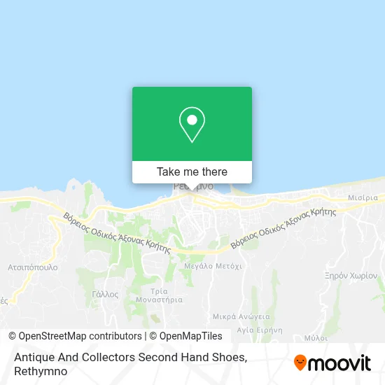Antique And Collectors Second Hand Shoes map