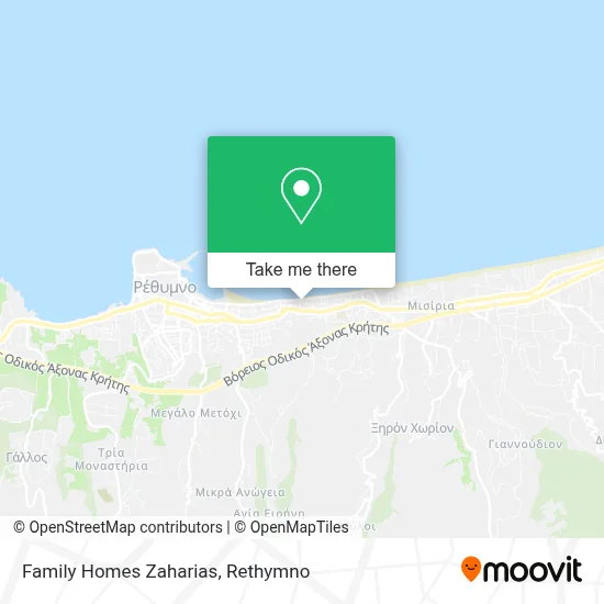 Family Homes Zaharias map