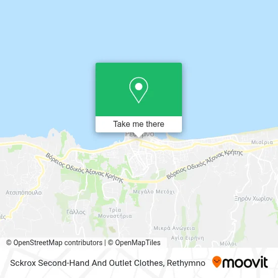 Sckrox Second-Hand And Outlet Clothes map