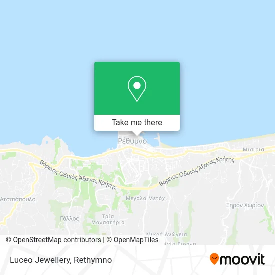 Luceo Jewellery map