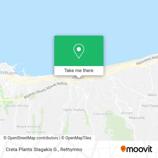 Creta Plants Stagakis G. map