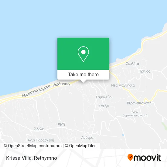 Krissa Villa map