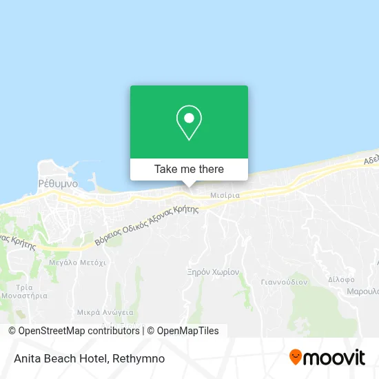Anita Beach Hotel map