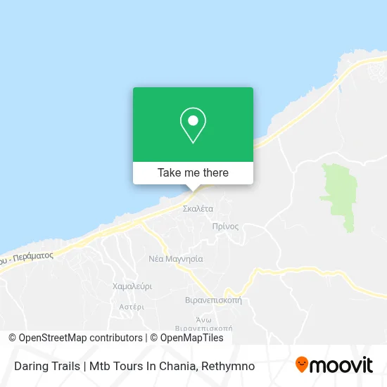 Daring Trails | Mtb Tours In Chania map