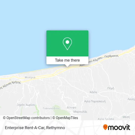 Enterprise Rent-A-Car map
