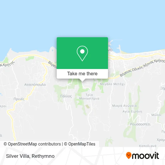 Silver Villa map