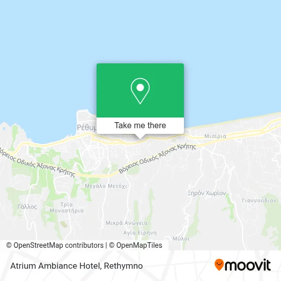 Atrium Ambiance Hotel map