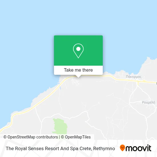 The Royal Senses Resort And Spa Crete map
