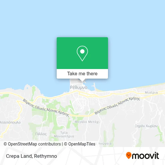 Crepa Land map