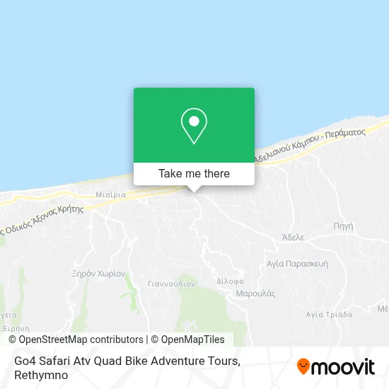 Go4 Safari Atv Quad Bike Adventure Tours map
