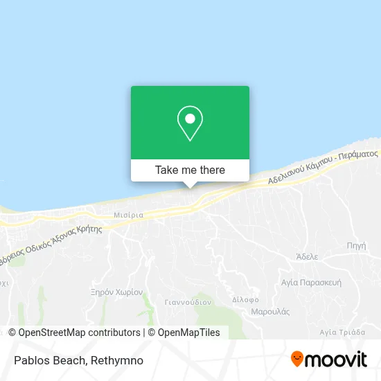Pablos Beach map