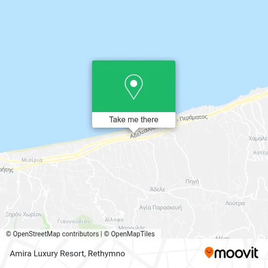Amira Luxury Resort map