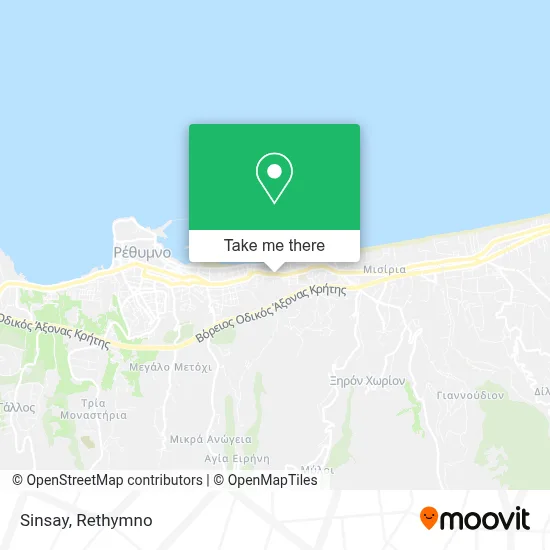 Sinsay map