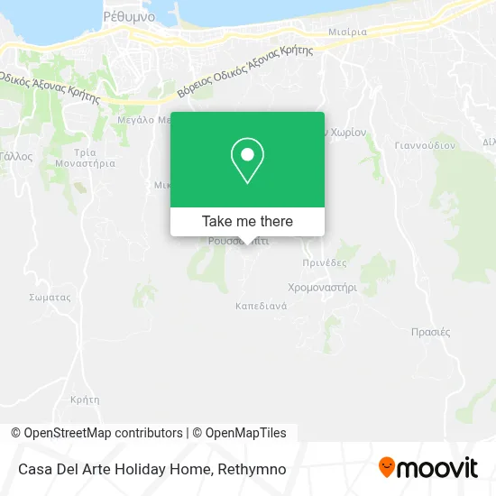 Casa Del Arte Holiday Home map