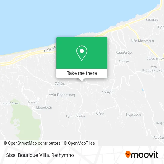 Sissi Boutique Villa map