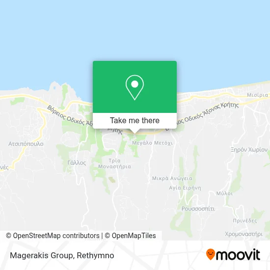 Magerakis Group map