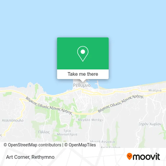 Art Corner map