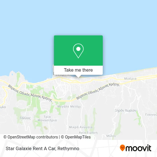 Star Galaxie Rent A Car map