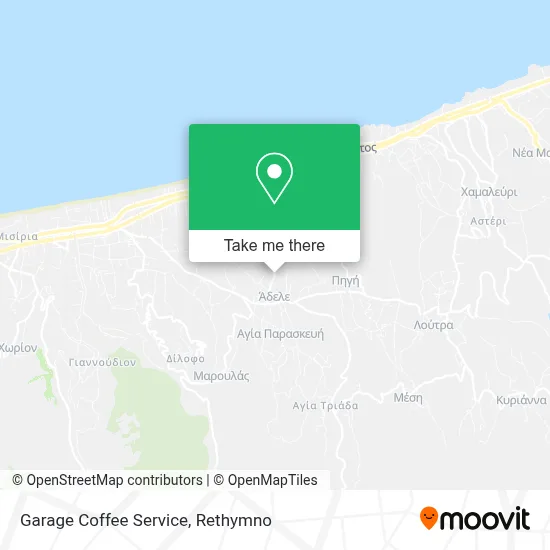 Garage Coffee Service map