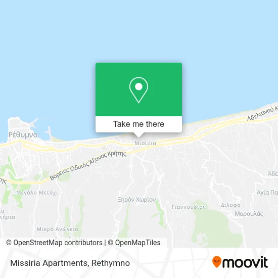 Missiria Apartments map