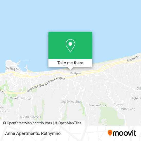 Anna Apartments map