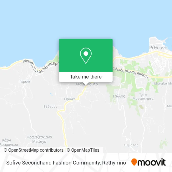 Sofive Secondhand Fashion Community map