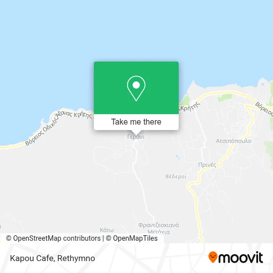 Kapou Cafe map