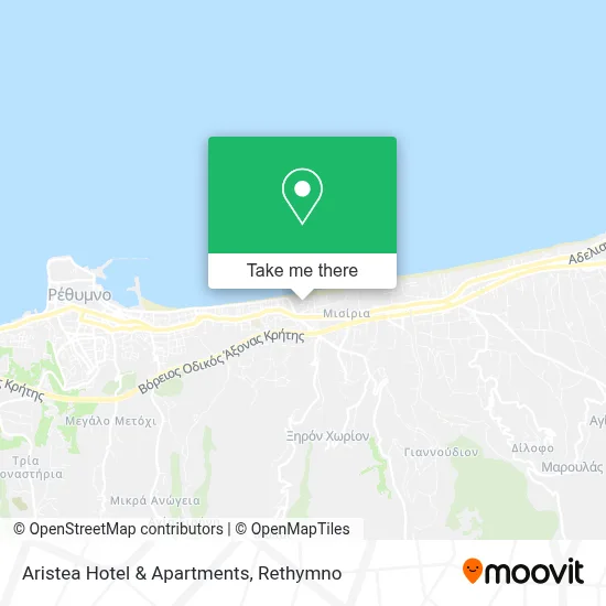 Aristea Hotel & Apartments map