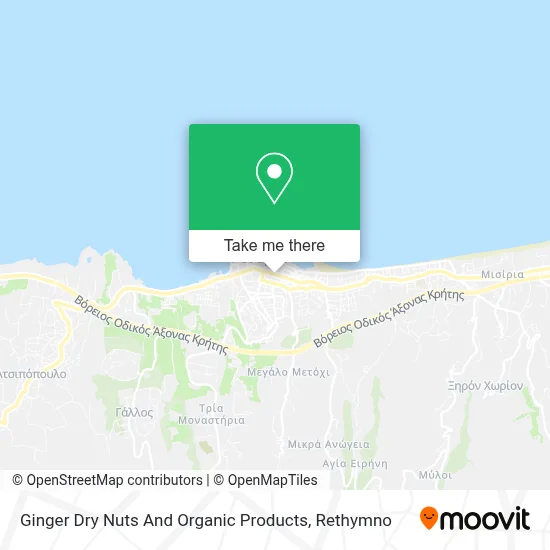 Ginger Dry Nuts And Organic Products map
