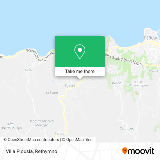Villa Plousia map
