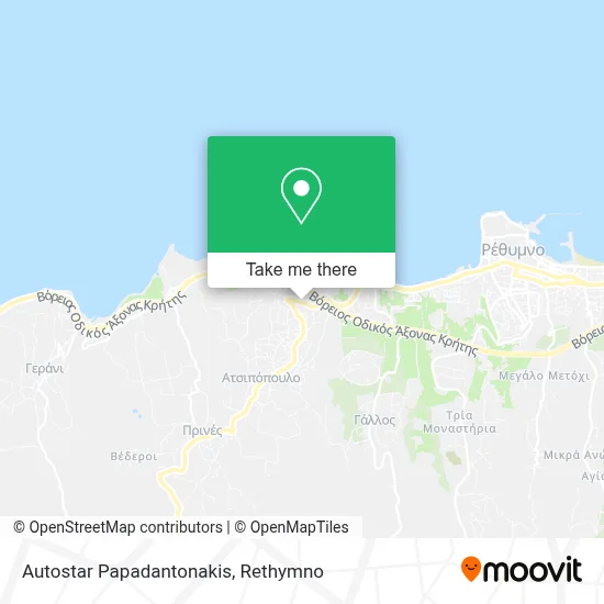 Autostar Papadantonakis map