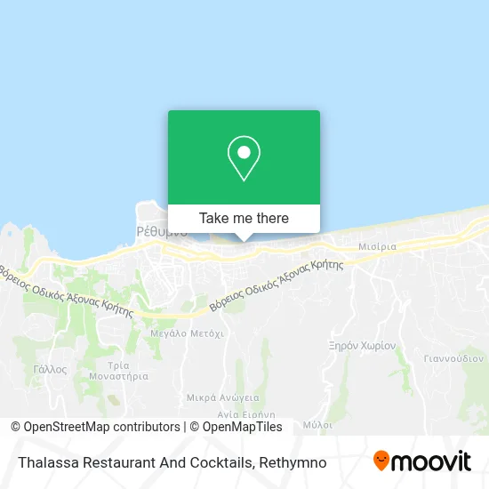 Thalassa Restaurant And Cocktails map