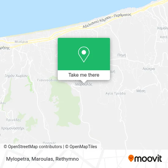 Mylopetra, Maroulas map