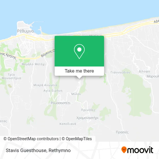 Stavis Guesthouse map