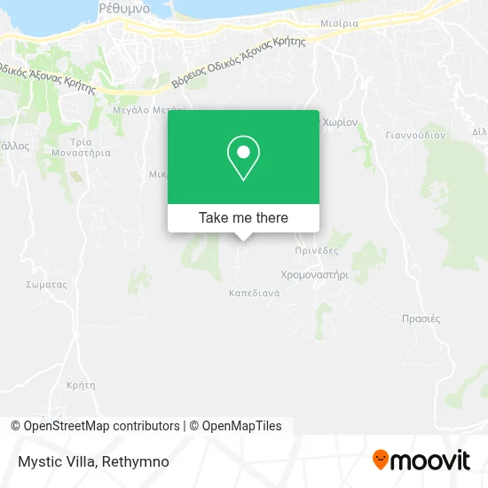Mystic Villa map