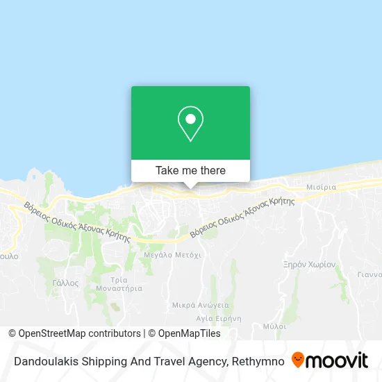 Dandoulakis Shipping And Travel Agency map